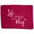 David Fussenegger Hundedecke 'life is better' 70 x 90 cm (Farbe: Pink)