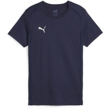 Puma teamFINAL Casuals T-Shirt Kids Blau F06