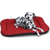 Knuffelwuff Wasserfestes In und Outdoor Hundebett Lucky, verschiedene Farben, XL-XXL - L - rot