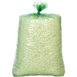 9 x Helle Bio-Verpackungschips 300 Liter "BIG" Füllmaterial Versandchips Verpackungsmaterial Versandmaterial Polsterchips Polster BB-Verpackungen