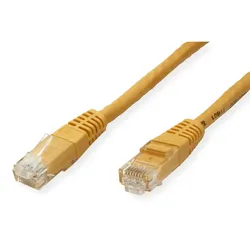 VALUE Patchkabel Kat.6 (Class E) UTP, gelb, 0,5 m