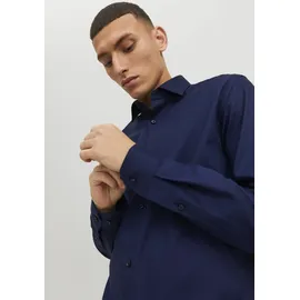JACK & JONES Blaparker Langarmhemd Perfect Navy L