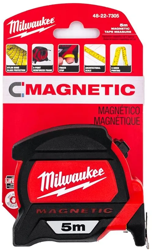 Milwaukee - Premium-Bandmaß 5 m magnetisch