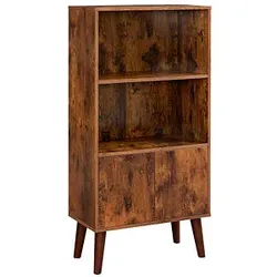 VASAGLE Regalschrank, LBC09BX braun 60,0 x 30,0 x 120,0 cm
