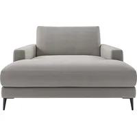 INOSIGN Chaiselongue Downtown Loungemöbel zum Relaxen, B/T/H: 132/170/84 cm, auch in Bouclé, Cord und Easy care - leicht mir Wasser zu reinigen grau