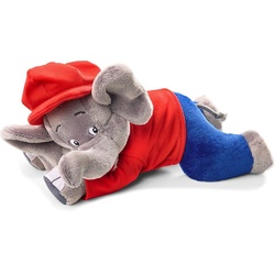 Schmidt Spiele Plüschfigur Plüsch Stofftier Benjamin Blümchen Elefant, liegend 27 cm 42250