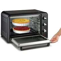 Moulinex OX4648 Optimo Mini-Elektro-Backofen, 33 l, 1600 W Schwarz