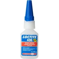 Loctite 406 Sofortklebstoff Kunststoffe und Elastomere niedrige Viskosität 20 g