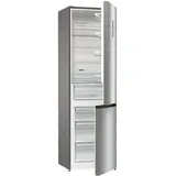 GORENJE Kühl-/Gefrierkombination NRK620B61X4OT, 200 cm hoch, 60 cm breit, NoFrostPlus, ConvertFresh Zone silberfarben