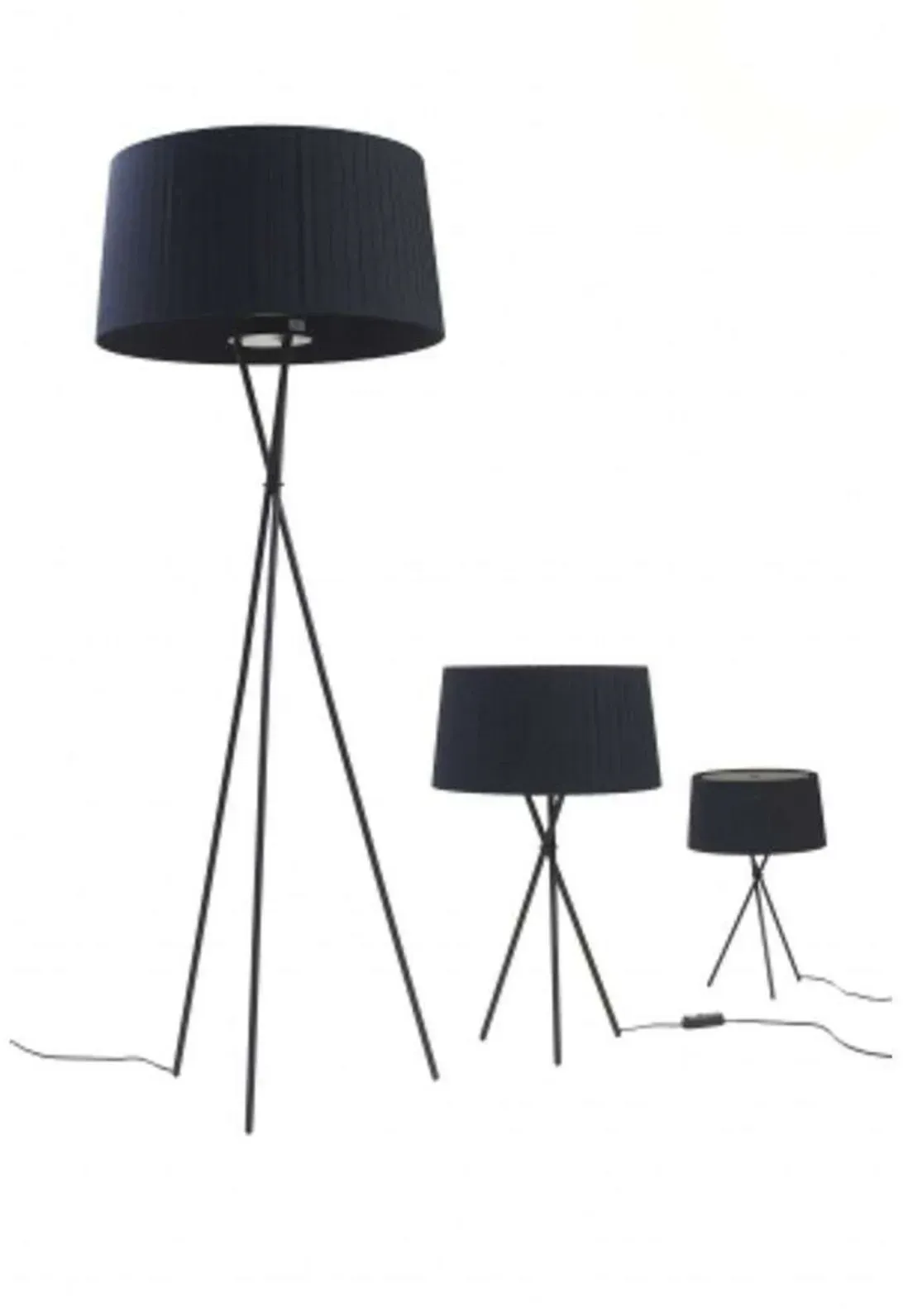 Stehleuchte Santa & Cole, dimmbar, Schwarz, für Wohnzimmer, Metall - 168