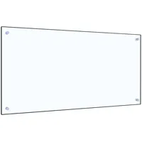 Deluke DELUKE® Küchenrückwand Glas - 100x50cm Transparent Wandverklediung Küche