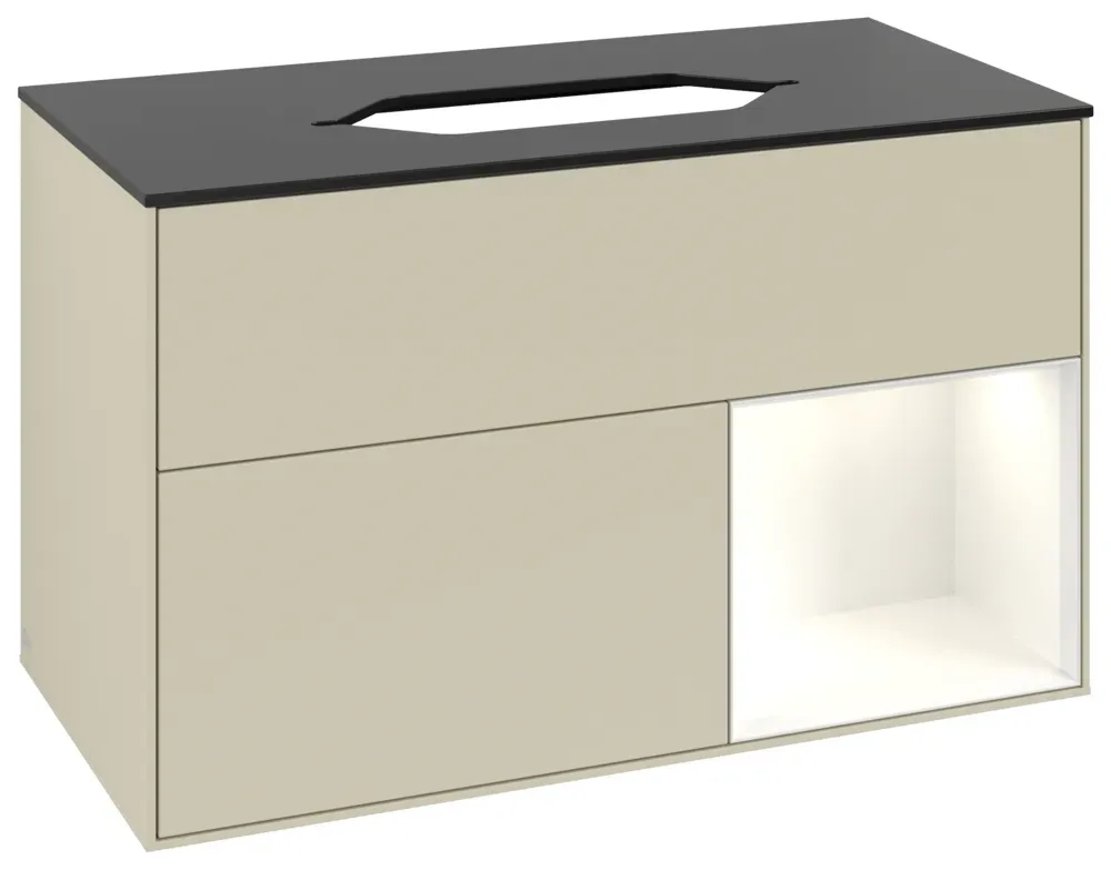 Villeroy & Boch Waschbeckenunterschrank Finion G66 1000x603x501mm m Bel FK/RE/AP: HJ/GF/2 G662GFHJ