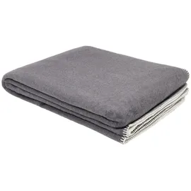 Sansibar Doubleface Kuscheldecke 150 x 200 cm Grau/Silber