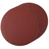 Silverline 427660 Klettschleifscheiben, 180 mm K120