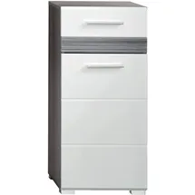 trendteam Set One 37 x 80 x 31 cm rauchsilber / grau