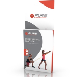 Pure2Improve Pro Widerstand-Fitnessband Leicht, gelb, 101,6x1,3x0,45cm