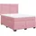 vidaXL Boxspringbett 140 x 200 cm Rosa