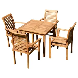 ASS Altenburger Teak Set 5-tlg. Braun