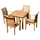 ASS Altenburger Teak Set 5-tlg. Braun