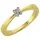 Diamonds by Ellen K. Ring 375/- Gold Brillant 0,10ct.