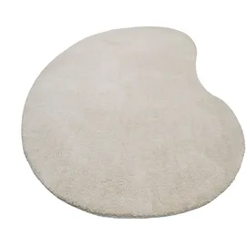 LeGer Home by Lena Gercke Hochflor-Teppich »Halrum, einfarbig, besondere Form, modern« organische Form, bean shape, kuschelig, Wohnzimmer, Schlafzimmer 89684664-73 natur