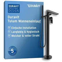 Duravit Tulum bodenstehend schwarz matt