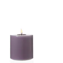 283 MIA LED Stumpenkerze 10 cm lila