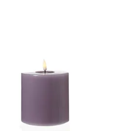 283 MIA LED Stumpenkerze 10 cm lila