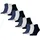 Puma Quartersocken 12er Pack Blau/Grau 35-38