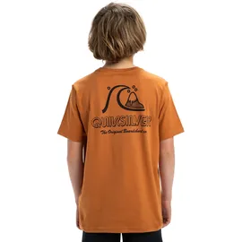 QUIKSILVER Shirttop QUIKSILVER "Evo Original", Jungen, Gr. 16, bran, [Hauptstoff] 100% Baumwolle, Tops Shirttop