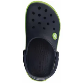 Crocs Kid's Crocband Clog Navy/Volt Green 20,5