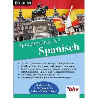Sprachtrainer X3 Spanisch (PC-Software) Lernsoftware für Sprachen (Neuware)