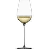Eisch Champagnerglas INSPIRE SENSISPLUS, Kristallglas, die Veredelung der Stiele erfolgt in Handarbeit, 400 ml, 2-teilig grau