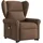 vidaXL Massagesessel mit Aufstehhilfe Stoff 87 x 100,5 x 87 cm Braun