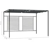 vidaXL Pavillon 4 x 3 m anthrazit