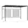 vidaXL Pavillon 4 x 3 m anthrazit