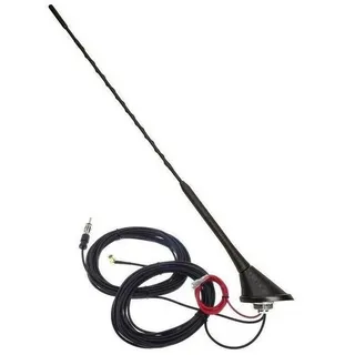 Kummert Business Dachantenne DAB+ Radio AM/FM Antenne 5m Kabel Verstärker 12V DIN SMB Autoradio-Ersatzantennenstab (für Dach)