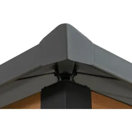 Sunjoy Stahl Gazebo Pasu - 300cm x 300cm, anthrazit