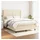 vidaXL Boxspringbett mit Matratze Creme 140x200 cm Stoff