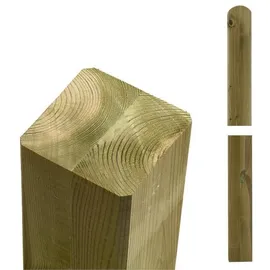Plus Zaunpfosten 9 x 9 cm 128 cm Natur/Holz