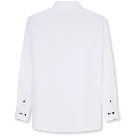 Olymp Luxor, comfort fit Button-down", Herren, Gr. 42, Normaler Arm, weiß, 100% Baumwolle, Hemden,
