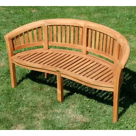ASS Altenburger Bananenbank 161 x 63 x 85 cm Braun