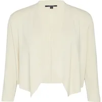 Comma, Feinstrick-Cardigan mit Ajour-Detail Beige M