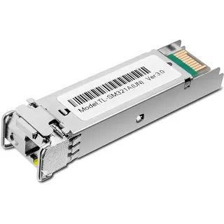 TP-Link TL-SM321A 1G Mini-GBIC Single-Mode Transceiver Module, 1000Base-BX WDM Bi-Directional SFP Module, LC Port, TX: 1550nm RX: 1310nm
