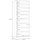 Forte Alice Springs 74,5 x 192 x 34,9 cm braun / Eiche