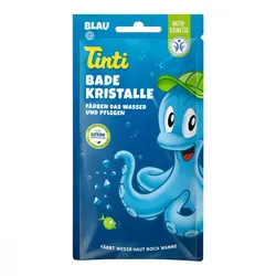 Tinti Badekristalle blau