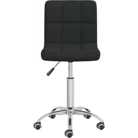 vidaXL Bürostuhl Stoff Schwarz
