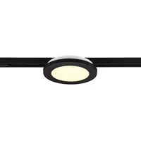 Trio LED-Deckenlampe Camillus DUOline, DH 17x2.90 cm schwarz Deckenlampe
