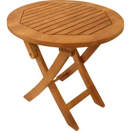 DEGAMO Beistelltisch Ø 48 x 45 cm Braun