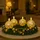 I.GE.A. Kugel-Kerze B 10 cm 12 cm gold